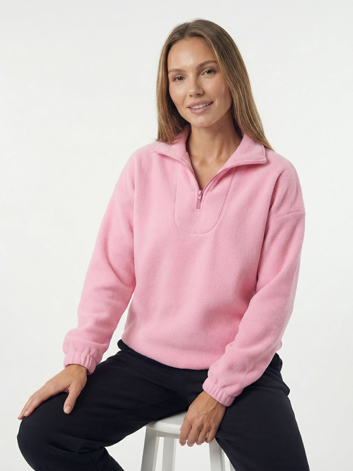 Fleece Half Zip Pullover