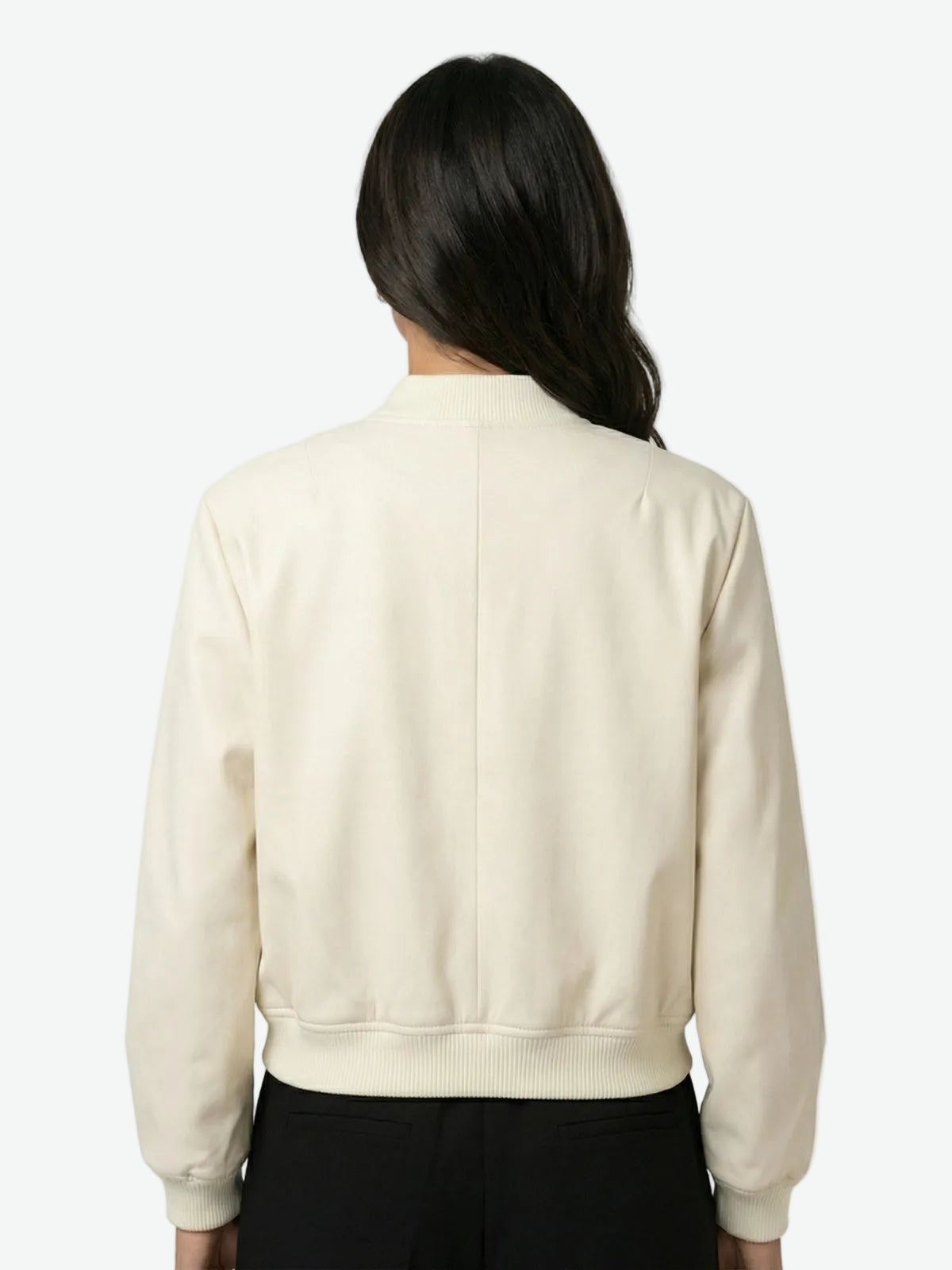 Snap Button Bomber Jacket
