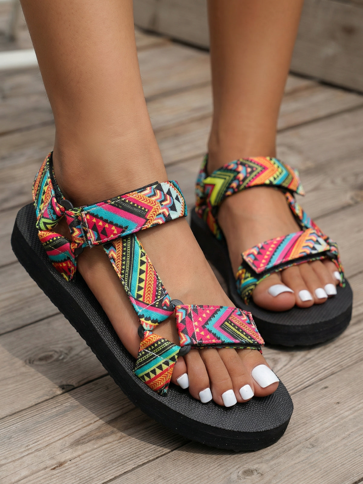Tribal Print Summer Sandals