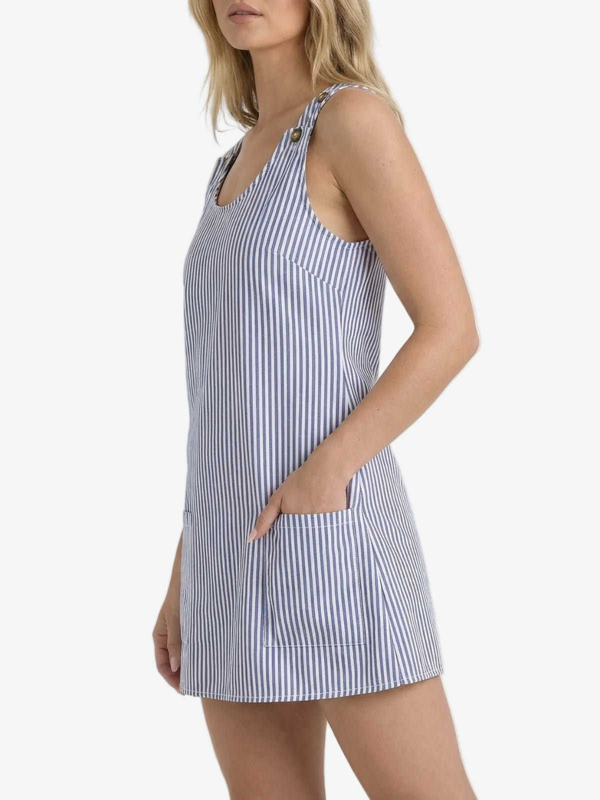 Casual Striped A-Line Mini Dress