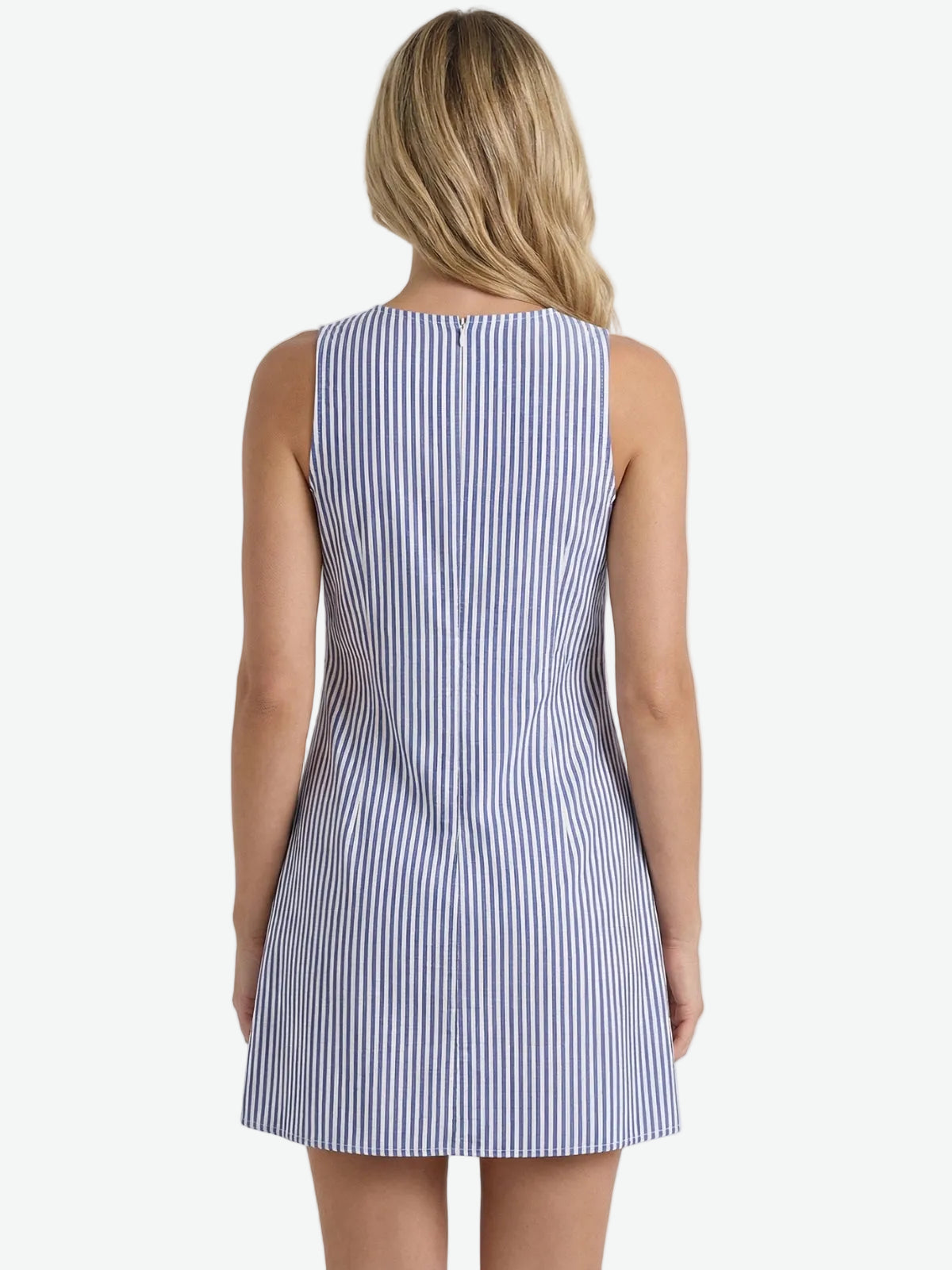 Casual Striped A-Line Mini Dress